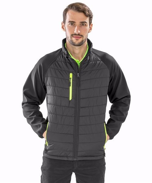 padded softshell jacket